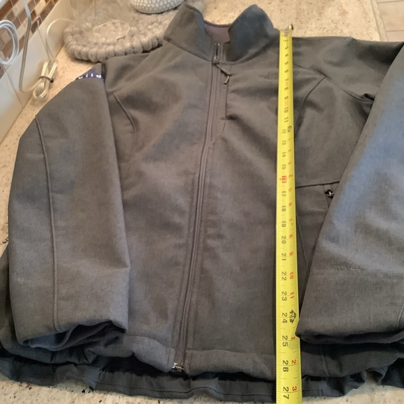 The North Face Women's Gray Windwall Jacket Size LG - Picture 10 of 12